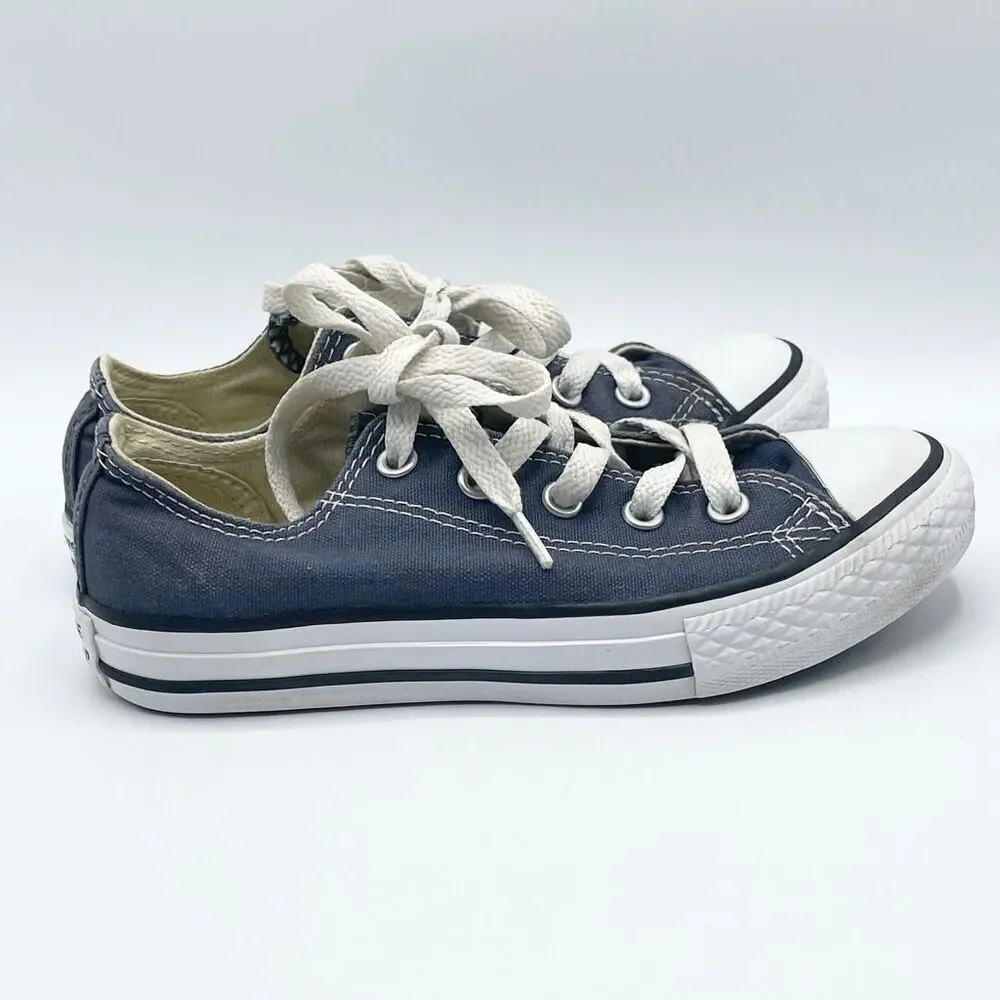 Converse All Star denim blue lace up sneakers - Kids US 13